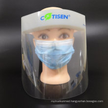 in Stock Anti Fog Transparent Pet Plastic Eyes Mouth Nose Protection Face Shield Safety Shield